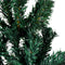 vidaXL - Kunstkerstboom - half - met - standaard - smal - 240 - cm - groen