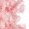 vidaXL - Kunstkerstboom - half - met - standaard - smal - 240 - cm - roze