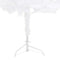 vidaXL - Kunstkerstboom - hoek - 150 - cm - PVC - wit