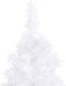 vidaXL - Kunstkerstboom - hoek - 180 - cm - PVC - wit