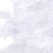 vidaXL - Kunstkerstboom - hoek - 180 - cm - PVC - wit