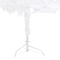 vidaXL - Kunstkerstboom - hoek - 210 - cm - PVC - wit