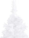 vidaXL - Kunstkerstboom - hoek - 240 - cm - PVC - wit