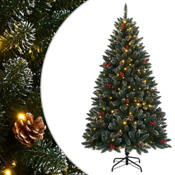 vidaXL - Kunstkerstboom - met - 150 - LED's - 150 - cm