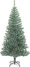 vidaXL - Kunstkerstboom - met - 300 - LED's - kerstballen - en - sneeuw - 180 - cm