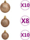 vidaXL - Kunstkerstboom - met - 300 - LED's - kerstballen - en - sneeuw - 180 - cm