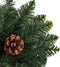vidaXL - Kunstkerstboom - met - dennenappels - 210 - cm - groen