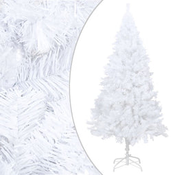 vidaXL - Kunstkerstboom - met - dikke - takken - 210 - cm - PVC - wit