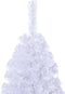 vidaXL - Kunstkerstboom - met - dikke - takken - 210 - cm - PVC - wit