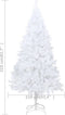 vidaXL - Kunstkerstboom - met - dikke - takken - 210 - cm - PVC - wit