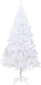 vidaXL - Kunstkerstboom - met - dikke - takken - 210 - cm - PVC - wit