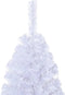 vidaXL - Kunstkerstboom - met - dikke - takken - 240 - cm - PVC - wit