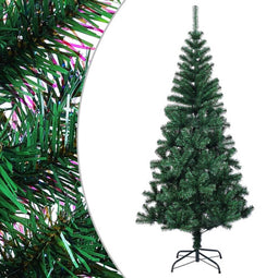 vidaXL - Kunstkerstboom - met - iriserende - uiteinden - 180 - cm - PVC - groen