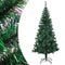vidaXL - Kunstkerstboom - met - iriserende - uiteinden - 180 - cm - PVC - groen