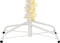 vidaXL - Kunstkerstboom - met - iriserende - uiteinden - 210 - cm - PVC - wit