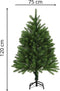 vidaXL - Kunstkerstboom - met - levensechte - naalden - 120 - cm - groen