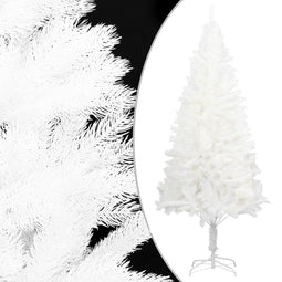 vidaXL - Kunstkerstboom - met - levensechte - naalden - 120 - cm - wit