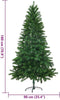 vidaXL - Kunstkerstboom - met - levensechte - naalden - 180 - cm - groen