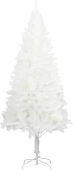 vidaXL - Kunstkerstboom - met - levensechte - naalden - 210 - cm - wit
