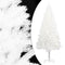 vidaXL - Kunstkerstboom - met - levensechte - naalden - 210 - cm - wit
