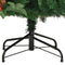 vidaXL - Kunstkerstboom - met - scharnieren - dennenappels - en - bessen - 240 - cm