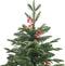 vidaXL - Kunstkerstboom - met - scharnieren - dennenappels - en - bessen - 180 - cm