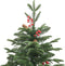 vidaXL - Kunstkerstboom - met - scharnieren - dennenappels - en - bessen - 240 - cm