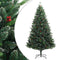 vidaXL - Kunstkerstboom - met - scharnieren - en - rode - bessen - 210 - cm