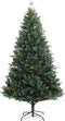 vidaXL - Kunstkerstboom - met - scharnieren - en - rode - bessen - 210 - cm