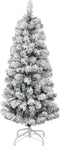 vidaXL - Kunstkerstboom - met - scharnieren - en - sneeuw - 120 - cm