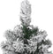 vidaXL - Kunstkerstboom - met - scharnieren - en - sneeuw - 120 - cm