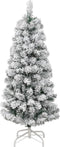 vidaXL - Kunstkerstboom - met - scharnieren - en - sneeuw - 150 - cm