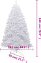 vidaXL - Kunstkerstboom - met - scharnieren - en - sneeuw - 180 - cm