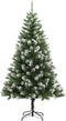vidaXL - Kunstkerstboom - met - scharnieren - en - sneeuw - 180 - cm