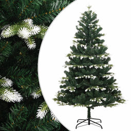 vidaXL - Kunstkerstboom - met - scharnieren - en - sneeuw - 240 - cm