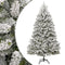 vidaXL - Kunstkerstboom - met - scharnieren - en - sneeuw - 270 - cm