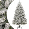 vidaXL - Kunstkerstboom - met - scharnieren - en - sneeuw - 300 - cm