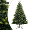 vidaXL - Kunstkerstboom - met - scharnieren - en - standaard - 150 - cm