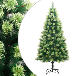 vidaXL - Kunstkerstboom - met - scharnieren - en - standaard - 150 - cm