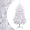vidaXL - Kunstkerstboom - met - scharnieren - en - standaard - 150 - cm - wit