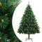 vidaXL - Kunstkerstboom - met - scharnieren - en - standaard - 150 - cm