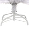 vidaXL - Kunstkerstboom - met - scharnieren - en - standaard - 150 - cm - wit