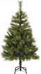 vidaXL - Kunstkerstboom - met - scharnieren - en - standaard - 150 - cm