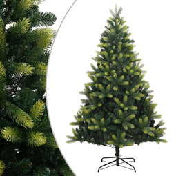 vidaXL - Kunstkerstboom - met - scharnieren - en - standaard - 180 - cm