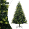 vidaXL - Kunstkerstboom - met - scharnieren - en - standaard - 180 - cm