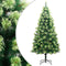 vidaXL - Kunstkerstboom - met - scharnieren - en - standaard - 180 - cm