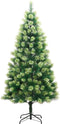 vidaXL - Kunstkerstboom - met - scharnieren - en - standaard - 180 - cm
