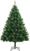 vidaXL - Kunstkerstboom - met - scharnieren - en - standaard - 210 - cm