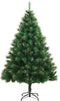 vidaXL - Kunstkerstboom - met - scharnieren - en - standaard - 240 - cm