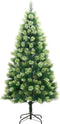 vidaXL - Kunstkerstboom - met - scharnieren - en - standaard - 240 - cm